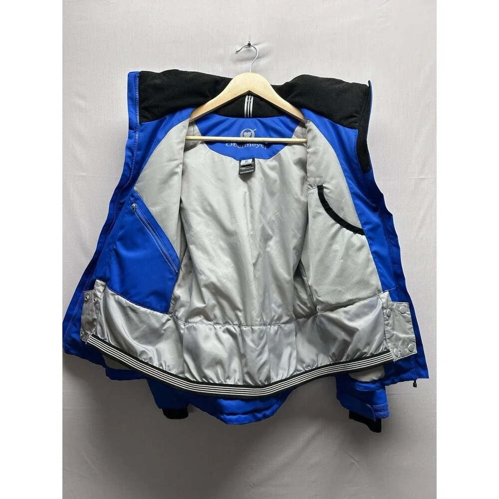 Obermeyer Women’s 8 Royal Blue Full Zip Ski/snowboard Jacket Hooded